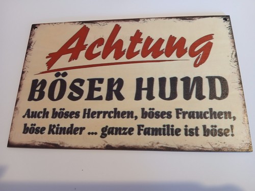 Holzschild mit spruch neu - holzschild,