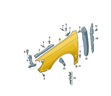 Kotflügel vorn rechts