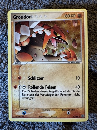 Pokémon emerald groudon - ex,