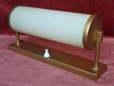 alte Wandlampe rundes Glas runder Lampenschirm 30er 40er 50er 60er Jahre