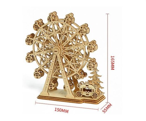 Riesenrad holz puzzle - holz,