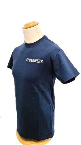 Feuerwehr shirt blau - feuerwehr, t-shirt