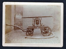 ca. 1880 Feuerwehr Spritzenwagen Bamberg J. P. Lotter Feuerspritze photo Foto