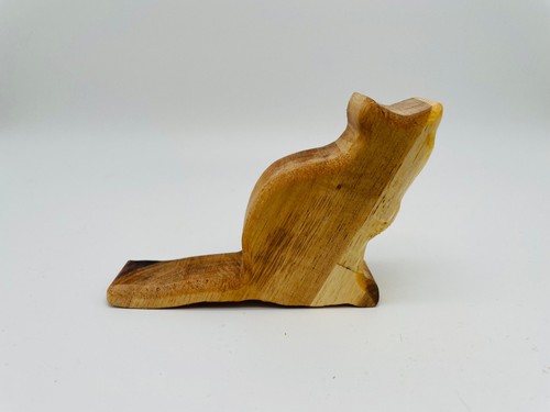 Holz katze klein - holz,