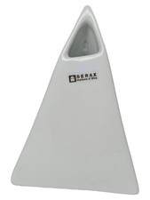 SERAX Vase dreieckig Weiß 14cm Keramik Modern Minimalistisch Skandinavisch