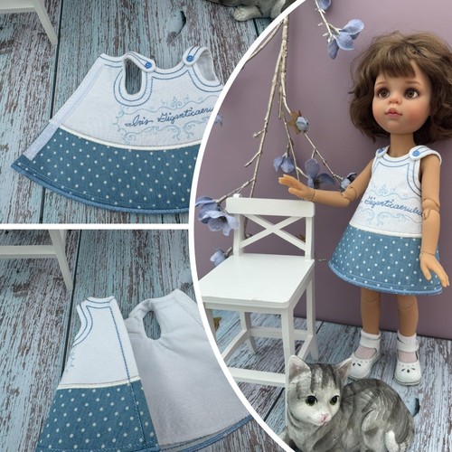 Besticktes kleid für paola - besticktes,