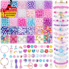 1200+ Perlen Zum Auffädeln