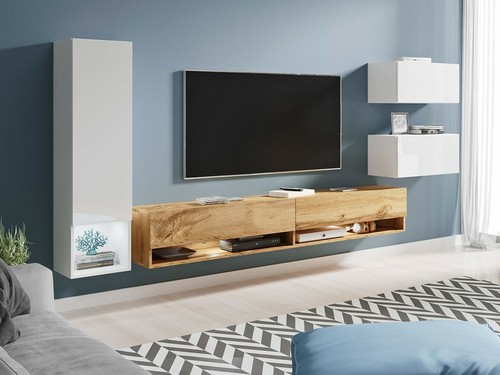 Wohnwand ginani modern - wohnwand,