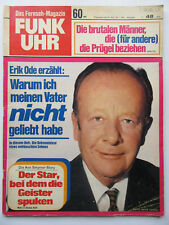 Funkuhr 48/1972, Heidelinde Weis, Erik Ode,Lorne Greene, Ann Smyrner, Enterprise