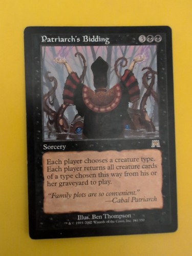Patriarch bidding sorcery - patriarch's,