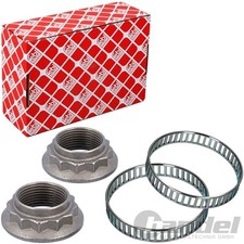 2x FEBI ABS-RING + ACHSMUTTER