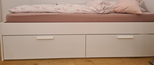 Ikea bettgestell weiß inkl - bettgestell, inkl.
