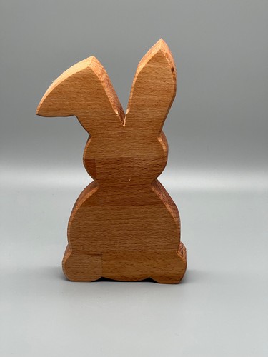 Holz hase groß material - groß,