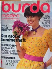 altes Burda Modeheft Ausgabe 5 von 1979 komplett mit Anleitung + Schnittmuster