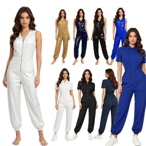 Damen wetlook overall - damen,