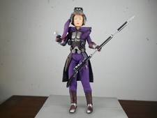 STAR WARS SAGA 2002 ZAM WESELL 12 INCH ATTACK OF THE CLONES NEARLY COMPLETE