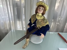 Künstlerpuppe Ute Kase Lepp Sammler Porzellan Puppe 55 cm. Top Zustand.   