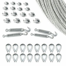 Stahlseil Drahtseil SET