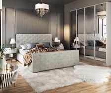 Polsterbett mit Bettkasten