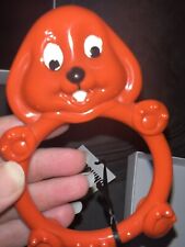 Baby Beißring Luxus Babyparty Geschenk Moschino Couture Accessoires Hund Plastik