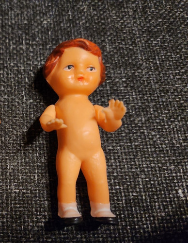 Kleines püppchen gummi - kleines, 60er