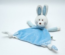 Die Spiegelburg Baby Glück Hase hellblau Schmusetuch unbespielt