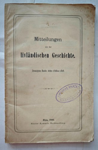 Rar deutscher orden livland - rar,