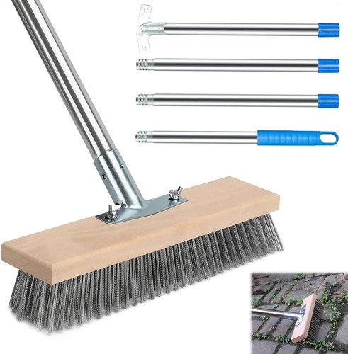 165cm stahldraht besen - 165cm,