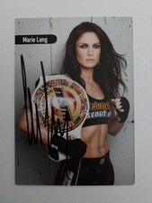 Marie Lang Autogramm Signiert