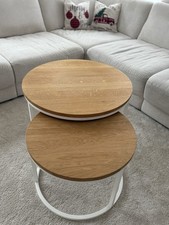 Couchtisch 2er Set aus Eiche