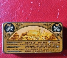 ANTIK Herold Platten Nadeln Schellack in original Verpackung selten Sammler RAR