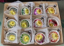 12 alte Lauscha Reflexkugel