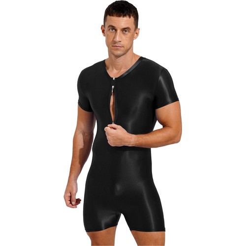 Herren glänzend bodysuit - de,