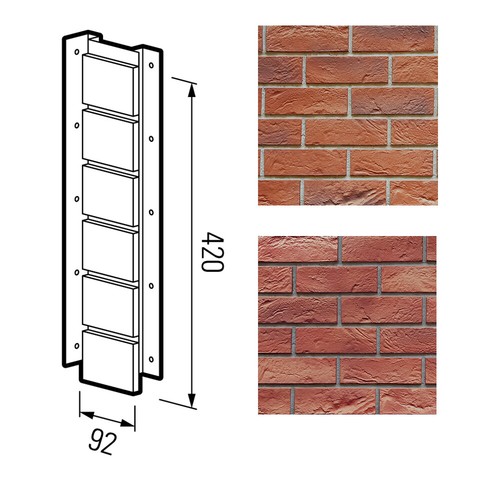 Solid brick klinkeroptik - solid,
