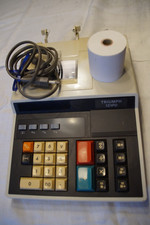 Triumph Adler TA 121 PD Büro Tischrechner Rechenmaschine 