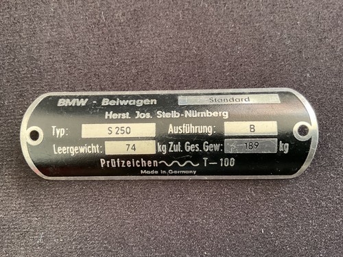 Bmw motorrad beiwagen steib - beiwagen, s
