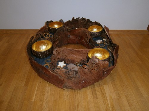 Adventskranz handarbeit - adventskranz,,