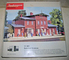 Auhagen 11381 H0 Bausatz Bahnhof Krakow neu in Box geöffnet siehe Fotos