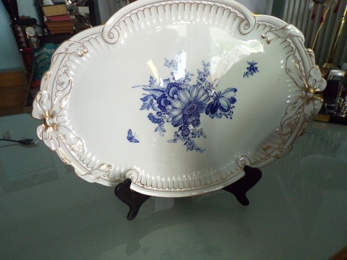 Meissen dekor blaue blume - meissen,