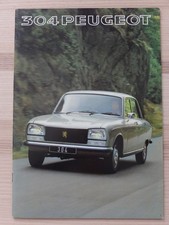 PEUGEOT 304 PROSPEKT von 1976
