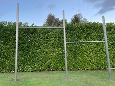 Edelstahl  Doppel  Turnreck  Reckstange  250 cm hoch