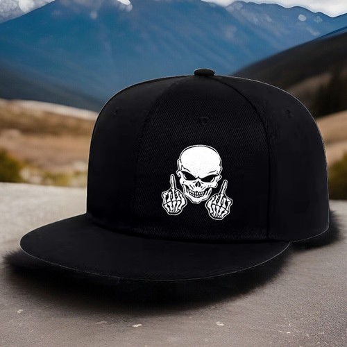 Basecap skull schwarz - skull,