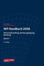 WP Handbuch 2008, Bd. 2. Wirtschaftsprüferhandbuch: Wirt... | Buch | Zustand gut