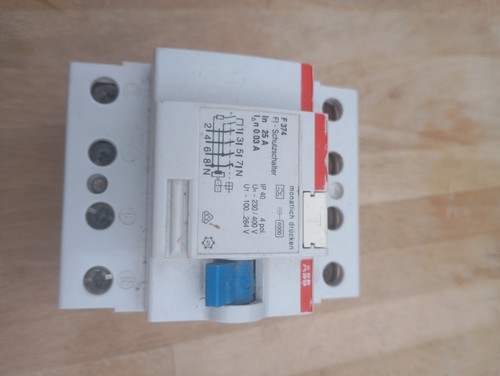 Abb f374 schutzschalter - abb, fi-schutzschalter