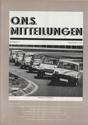 Ons mitteilungen 1974 - ons-mitteilungen, 11.1974