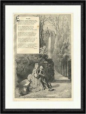 Sonst Reimann Garten Brunnen Schloß Granitbank Allee Liebe Amor Faksimile_E 4805