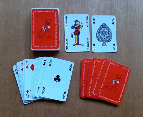 Vintage set spielkartenspiel - set,