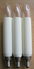 3 Schaftkerzen 100 mm E10