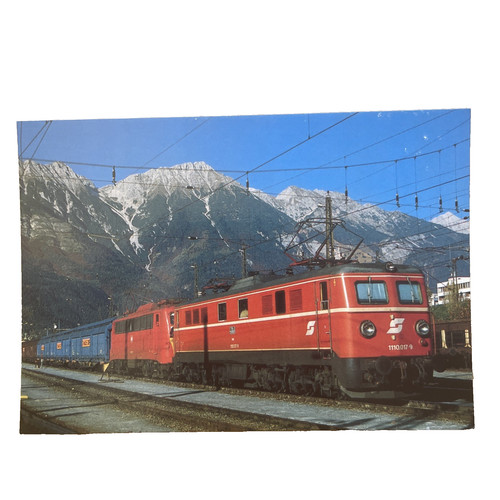Postkarte zug eisenbahn lok - postkarte,