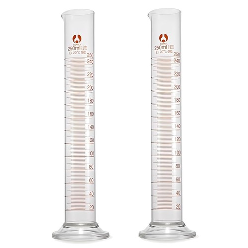 Messzylinder glas 250ml - glas,